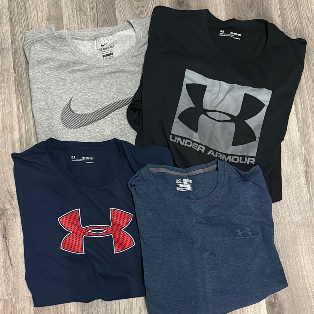 Under Armour and Nike T-Shirts Set